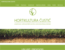 Tablet Screenshot of hortikultura-custic.com